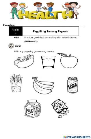 HEALTH MODULE Week 8