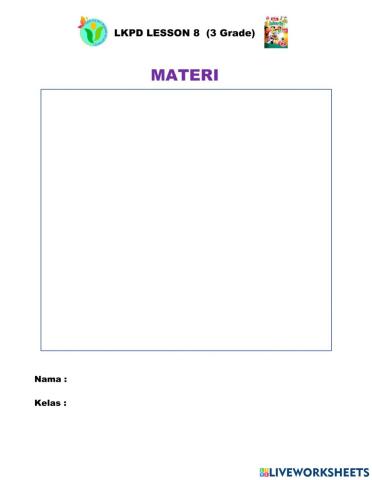 Lkpd lesson 8 3 grade