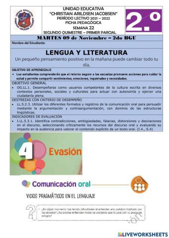 SEMANA 22-LENGUA Y LITERATURA-2doBGU