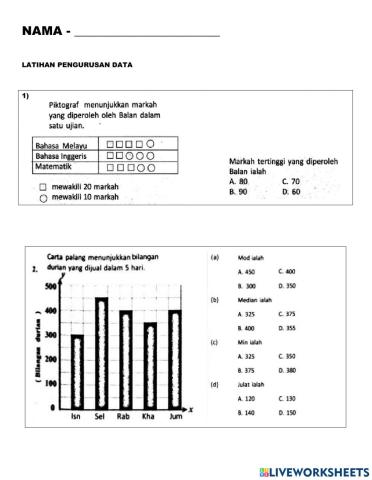 Latihan Pengurusan Data