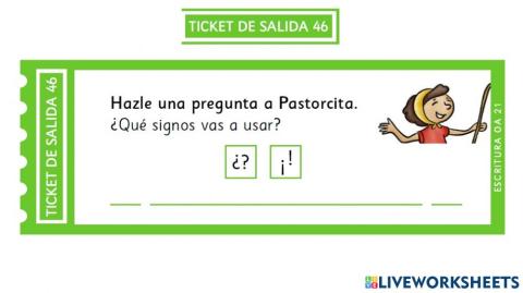 Ticket de salida N°46