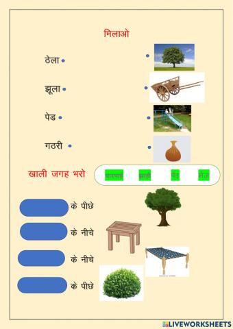 Class 1 Jhula Activities