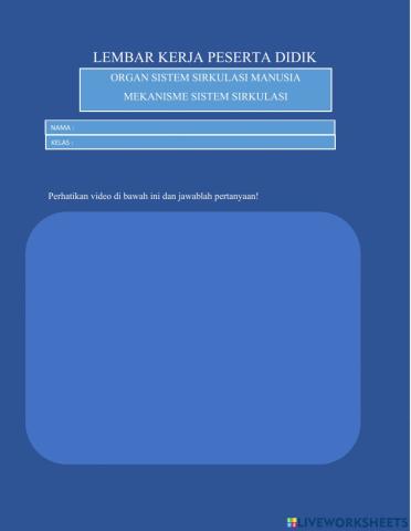 Sistem Peredaran Darah Pada Manusia