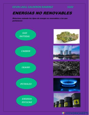 Energias no renovables