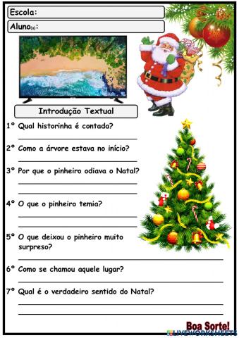 A árvore de Natal