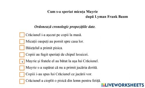 Cum s-a speriat micuța Mayrie