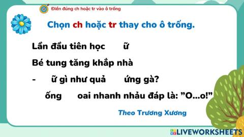 Chính tả - Thương ông