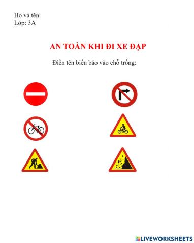 An toàn khi đi xe đạp