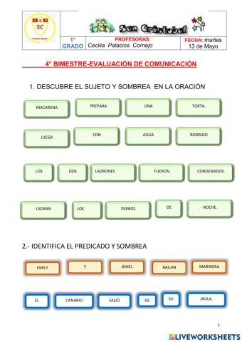 Examen final de comunicación