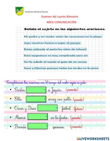 Comunicacion examen