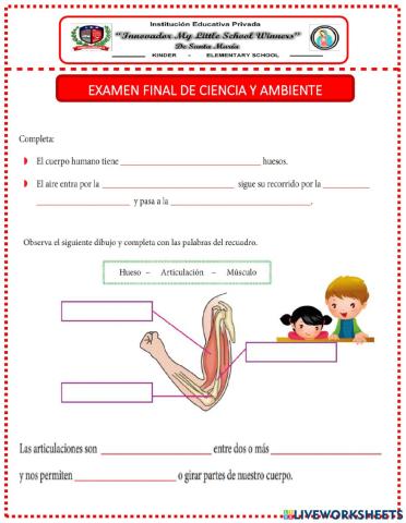 Examen de ciencia