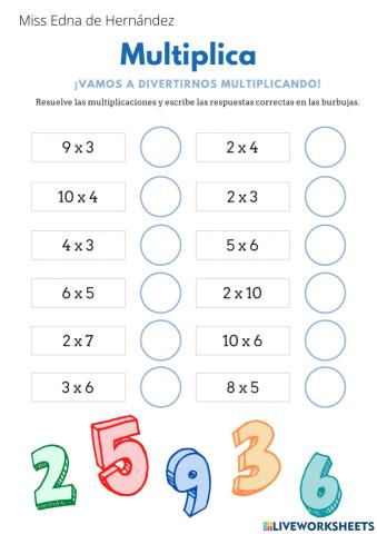 Multiplicaciones