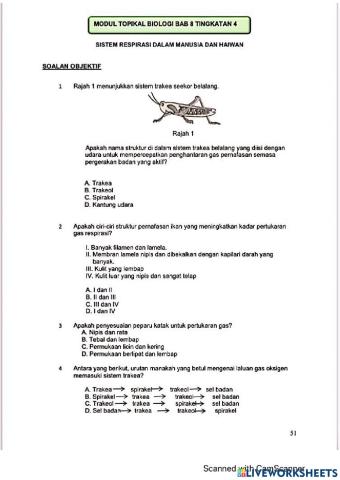 Modul Hebat edisi 2021 Biologi Tingkatan 4 Bab 8