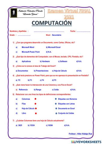 Computación Secundaria