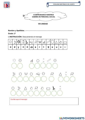 Examen Personal 2do VIII Unidad