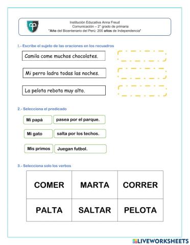 Examen de comunicación