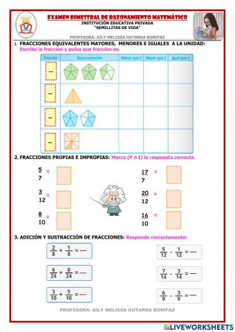 Evaluación mensual