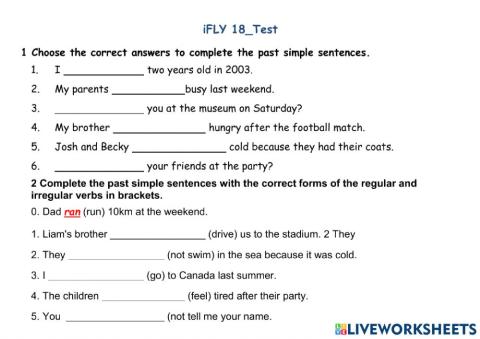 Unit 6-Test-15 mins