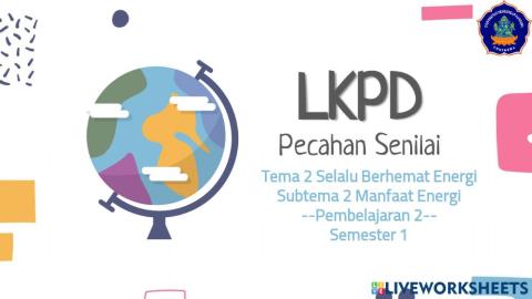 Lkpd kelompok 5 Kelas J5 (Pecahan Senilai)