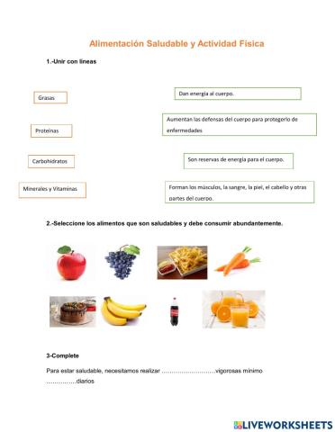 Alimentación Saludable y Actividad Física