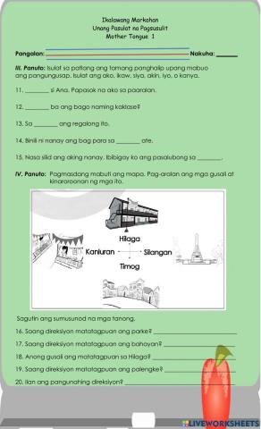 1st Summative Test-Q2 in MTB Part 2