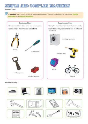 simple and complex machines