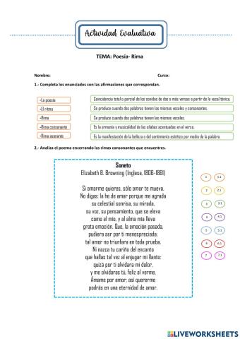 Evaluación Poseía-Rima