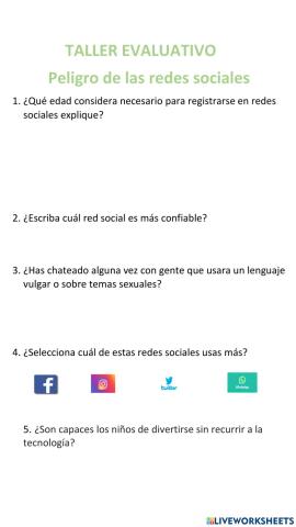 Peligro de las redes sociales