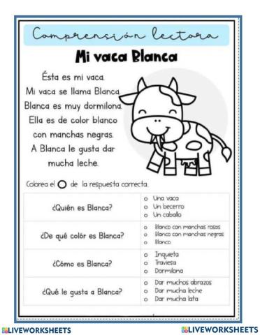 La vaca blanca