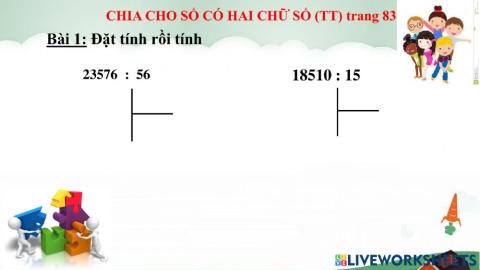 CHIA CHO SỐ CÓ HAI CHỮ SỐ (tt) trang 83