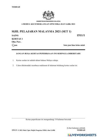 Percubaan sabk&smka sc kertas 1