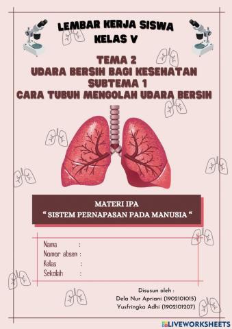 Sistem pernapasan pada manusia