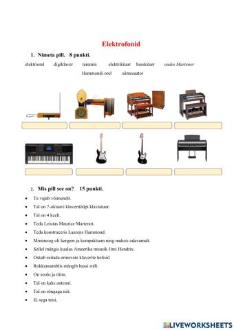 Elektrofonid