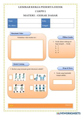 LKPD Gerak Dasar
