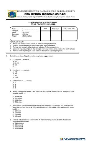 Pas matematika