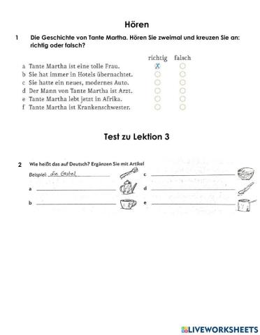 Test L3 und L4