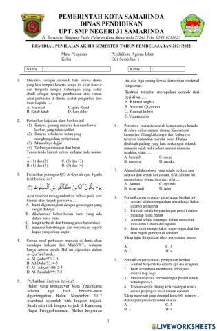 Remidi PAI 9 sem 1-2021-2022