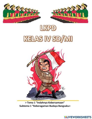 Lkpd kelas 4 sd-mi