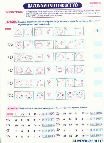 Razonamiento inductivo e10