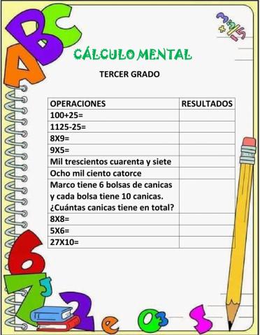 Calculo mental