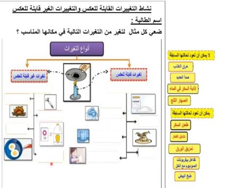 التغيرات القابلة للعكس والغير قابلة للعكس