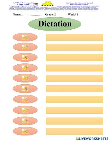 Dictation Time for English