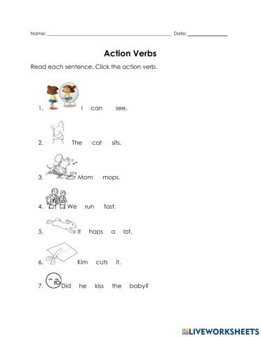 Action Verbs