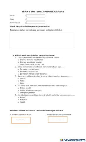 Tema6 Subtema 3 pembelajaran 2