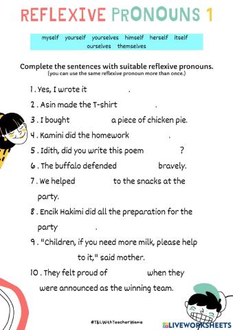 Reflexive pronouns 1