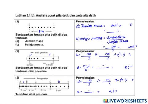 Ujian analisis pita detik