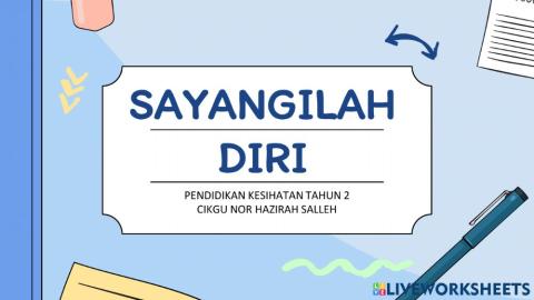 Sayangilah Diri