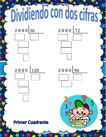 Divisiones de dos cifras