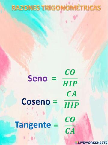 Razones trigonométricas