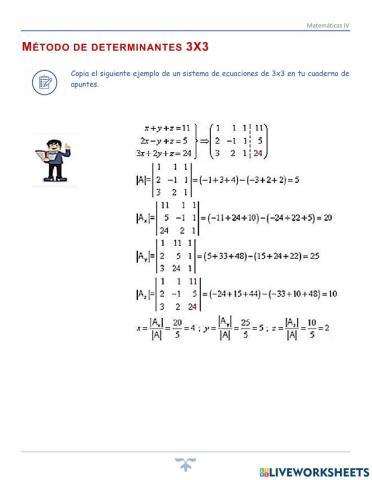 Método de Cramer 3x3 1